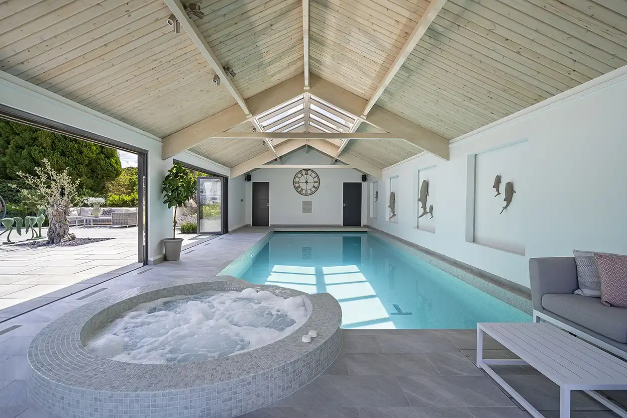 Traditional Pool viewed from the inside