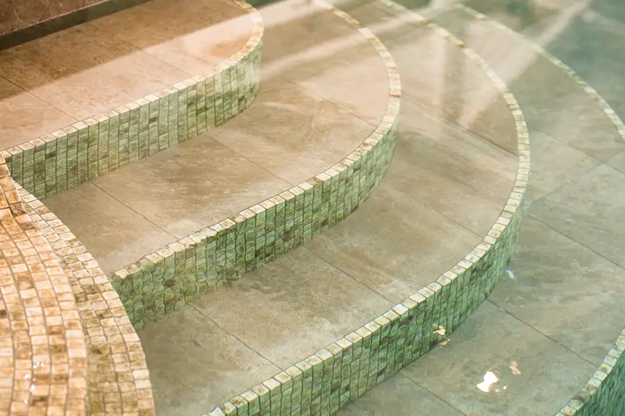 How Indoor Pools Stay Comfortable Year-Round Indoor Pool Steps